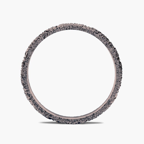 Obrączka partnerska Sign of Love®: czarne złoto, płaska, 2,6mm
